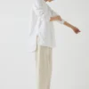 Chemise longue en coton Oxford Taro