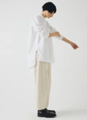 Chemise longue en coton Oxford Taro