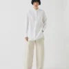 Chemise longue en coton Oxford Taro