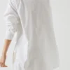 Chemise longue en coton Oxford Taro