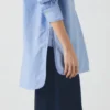 Chemise longue en coton Oxford Taro
