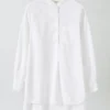 Chemise longue en coton Oxford Taro