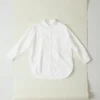 Chemise longue oversize en coton Oxford
