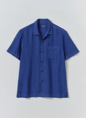 Chemise à manches courtes en lin