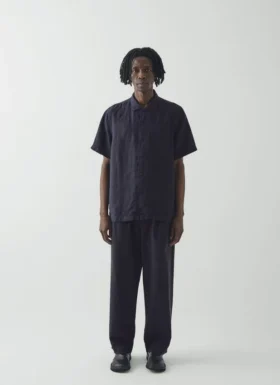 Chemise à manches courtes en lin