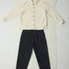 Chemise Oxford teinte en pièce
