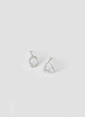 Clous d&rsquo;oreilles en argent Tolvan d&rsquo;Emily Nixon
