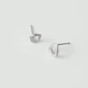 Clous d&rsquo;oreilles en argent Tolvan d&rsquo;Emily Nixon