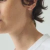 Clous d&rsquo;oreilles en argent Tolvan d&rsquo;Emily Nixon