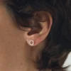 Clous d&rsquo;oreilles en argent Tolvan d&rsquo;Emily Nixon