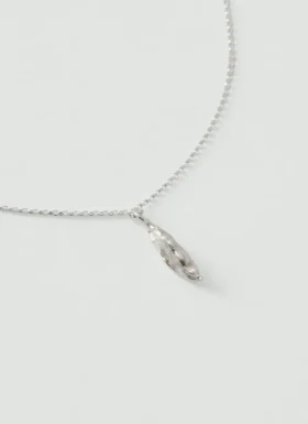 Collier Alba en argent avec gousse de cardamome