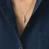 Collier Alba en argent avec gousse de cardamome