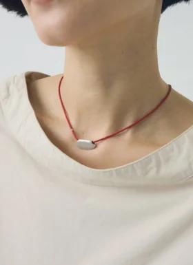 Collier ovale Miyuki Helena Rohner