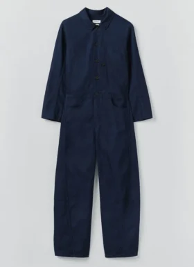 Combinaison en sergé de coton à demi-patte