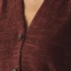 Débardeur en lin et coton à mailles fines