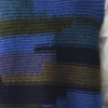 Gilet en laine tricoté patchwork