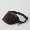 Grand sac à bandoulière en daim Bleu De Chauffe