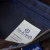 Grand sac à bandoulière en daim Bleu De Chauffe