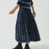 Haut tricoté shibori teint à la main