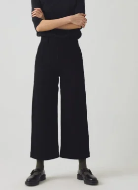 Jeans Annie en denim biologique avec boutons sur le côté