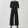 Jeans Annie en denim biologique avec boutons sur le côté