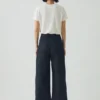Jeans Annie en denim biologique avec boutons sur le côté