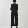 Jeans Annie en denim biologique avec boutons sur le côté