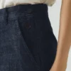 Jeans Annie en denim biologique avec boutons sur le côté