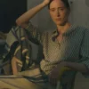 Jupe-culotte en lin à rayures