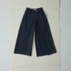 Jupe-culotte plissée en denim