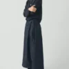 Jupe-culotte plissée en denim
