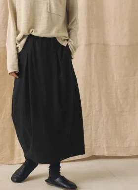 Jupe en jersey de coton à enfiler