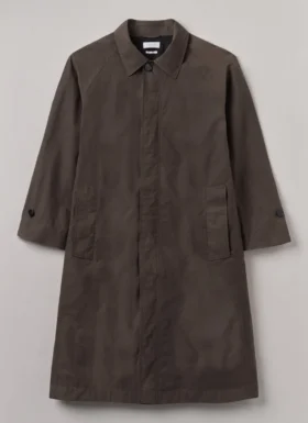 Manteau en coton ciré