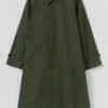 Manteau en coton ciré