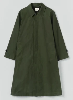 Manteau en coton ciré
