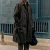 Manteau en coton ciré