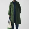 Manteau en coton ciré