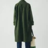 Manteau en coton ciré