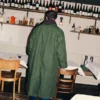 Manteau en coton ciré