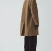Manteau en laine à carreaux vifs