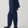 Pantalon Alfie teint en pièce à motif chevrons