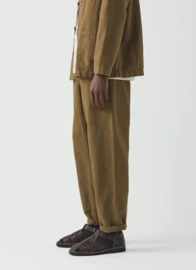Pantalon Alfie teint en pièce à motif chevrons