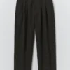 Pantalon Bill Sketch Check en coton et laine
