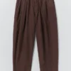 Pantalon Casper en popeline de coton