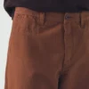 Pantalon Elliot en toile de coton teint en pièce