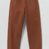Pantalon Elliot en toile de coton teint en pièce