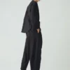 Pantalon en coton et cachemire à carreaux Minako