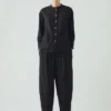 Pantalon en coton et cachemire à carreaux Minako