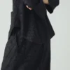 Pantalon en coton et cachemire à carreaux Minako
