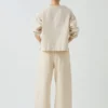 Pantalon en denim ample et décontracté